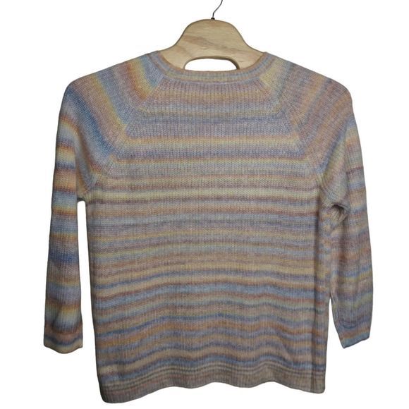 Soft Surroundings Women's Rainbow Lightweight Crew Neck Sweater Sz 1X - Picture 2 of 6